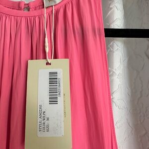 Ramy Brook Pink Midi A-Line Dress